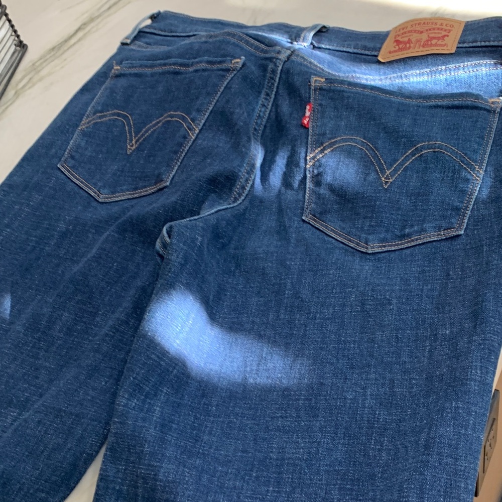 Levi's Women's Straight Leg Jeans - Dark Blue